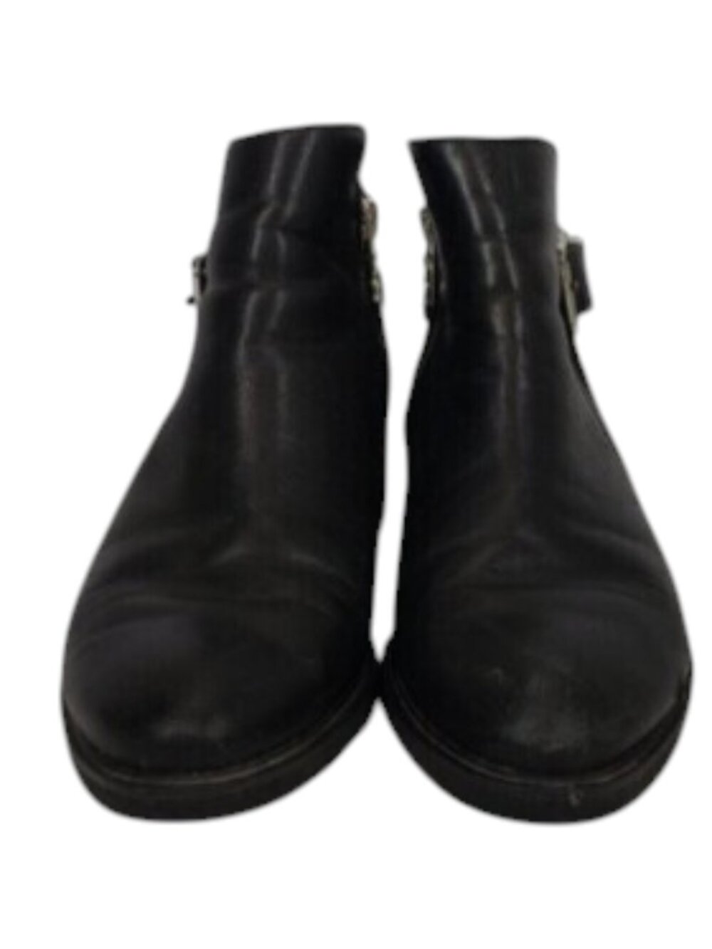 The Wishbone Collection Ankle Boot Women's Size 6.5M Leather Bootie Moto